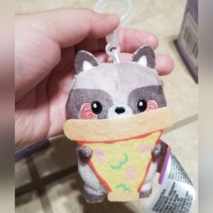 Honeymaru Trash Bandits Blind Box Series: Raccon With Pizza Bag Charm Plush